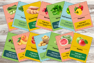 Harvest of the Month Flashcards - ECE