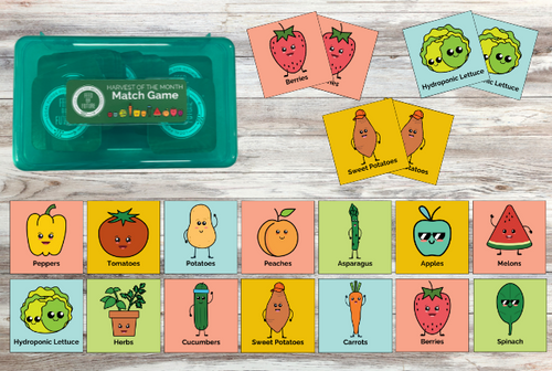 Harvest of the Month Match Game - ECE